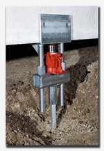 Heli-Pile® Underpinning Bracket for Foundation Repair